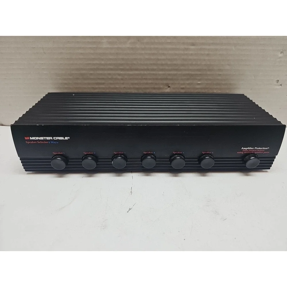 Monster Cable Speaker Selector 6 Way w/Amplifier Protection